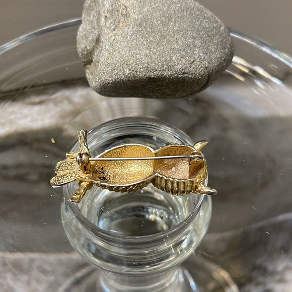 Vintage Owl Brooch Sphinx Jewelry - Picture 8 of 10